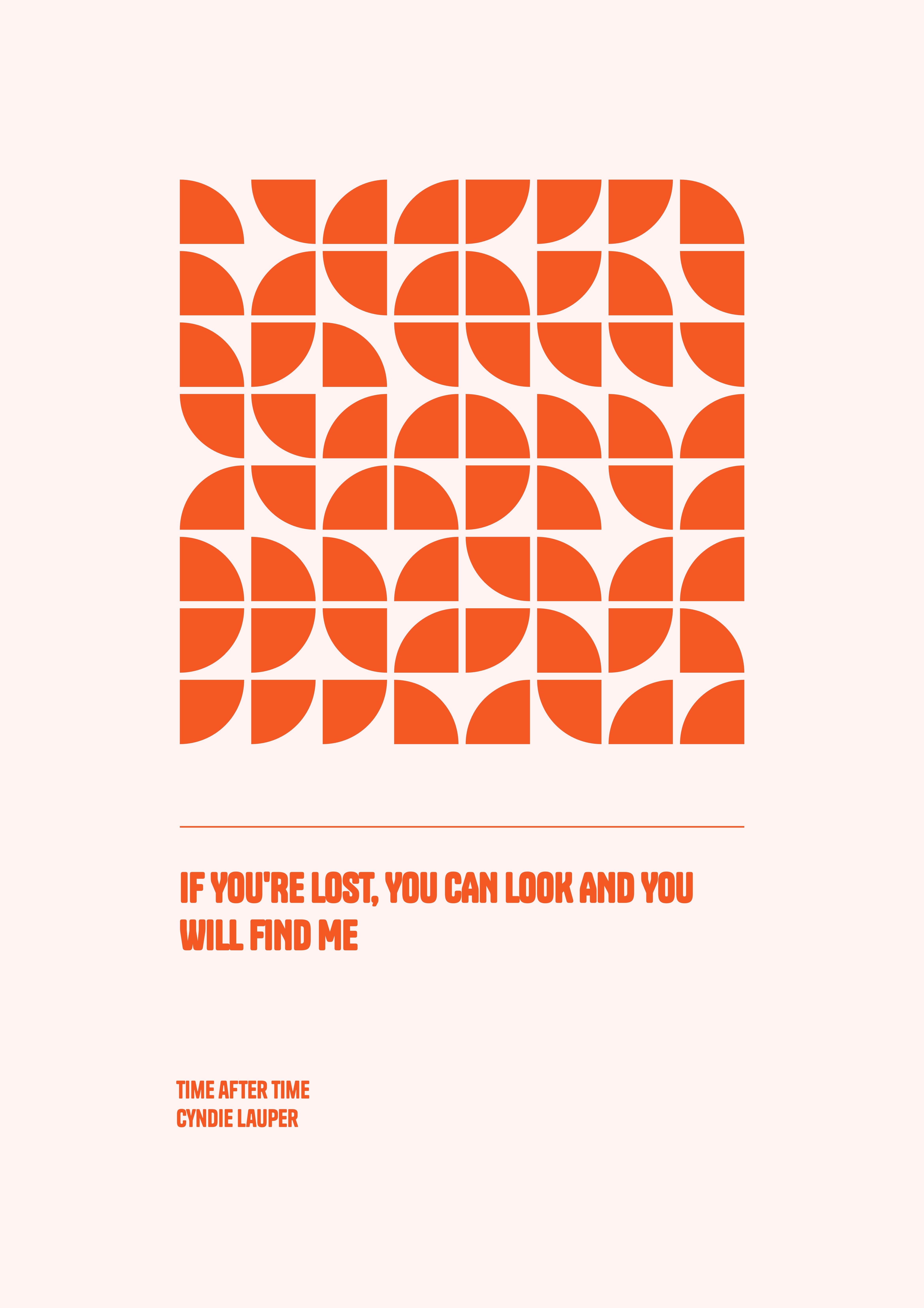 If you're lost, you can look and you will find me