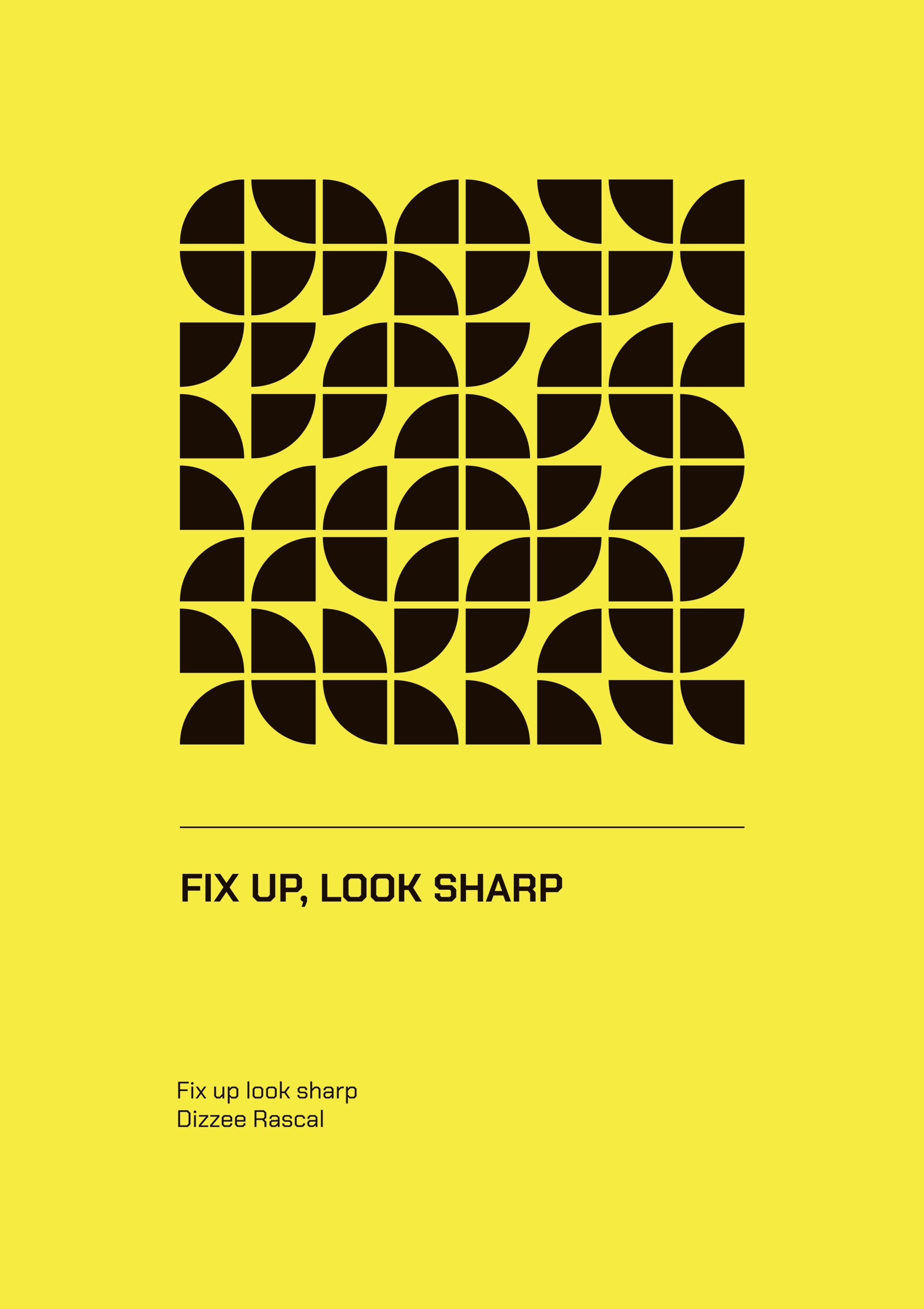 Fix Up, Look Sharp Geometric